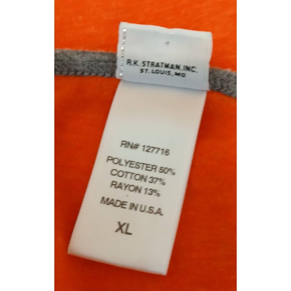 Harley Davidson womens xl motorcycle tank orange moroneys newburgh new york - Picture 8 of 8